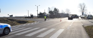Miejsce zdarzenia drogowego.