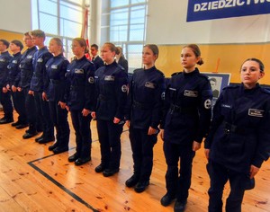 Ślubowanie klas mundurowych.