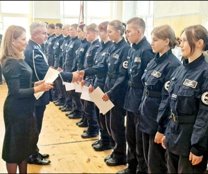 Ślubowanie klas mundurowych.