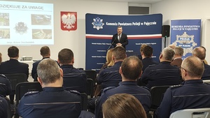 Uroczystość odprawy rocznej.