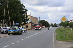 Miejsce wypadku.